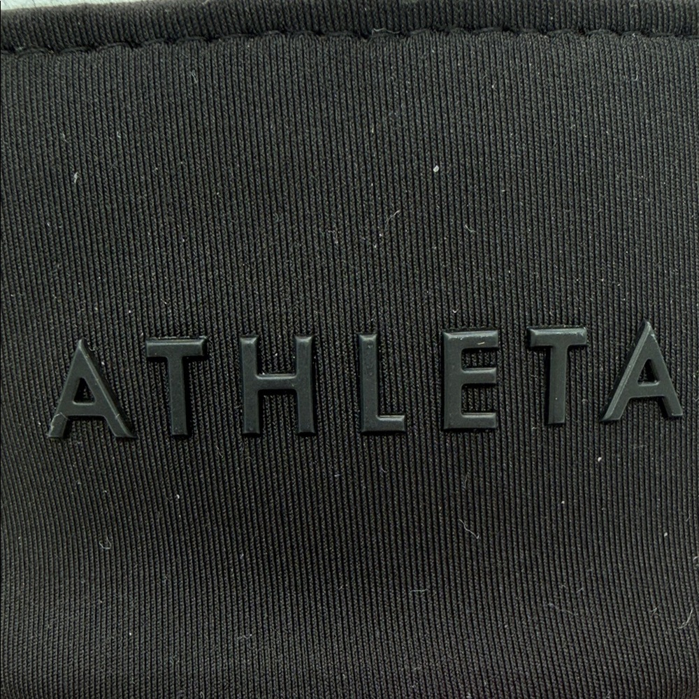 Athleta Black and Iridescent Reflective Visor - Picture 2 of 6